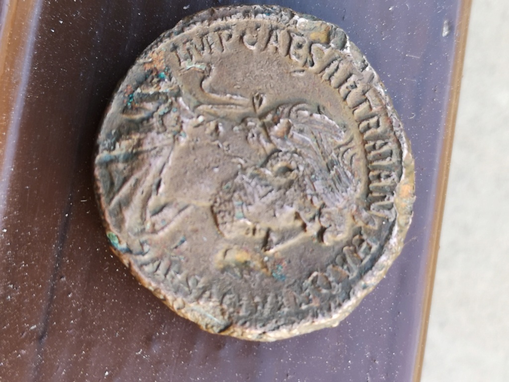 As de Adriano. PM TR P COS III / FORT RED. Fortuna sedente a izq. Roma 16351710