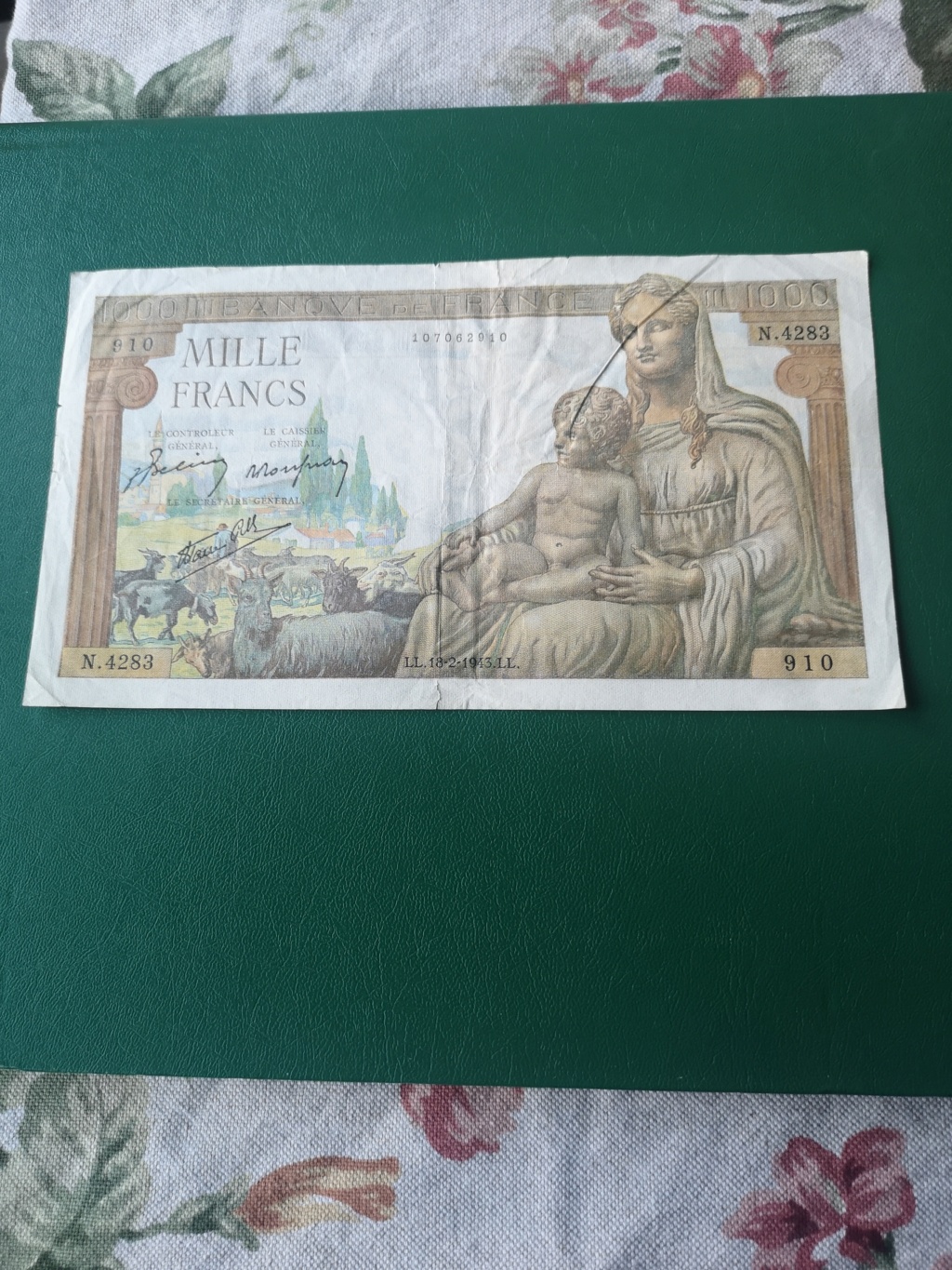 Francia 1000 francos de 1943 16412212