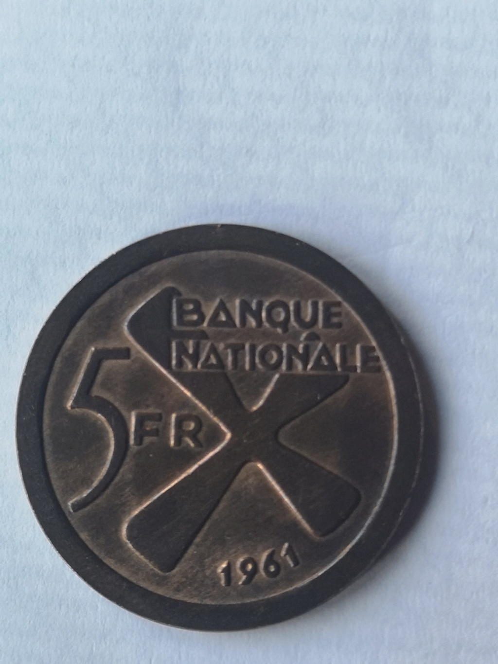 Katanga 5 francs 1961 16451911