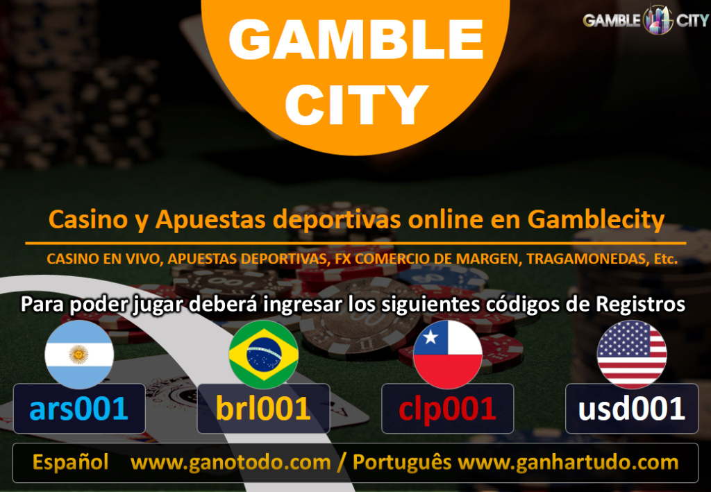 Gana dinero en Gamblecity. Casino22