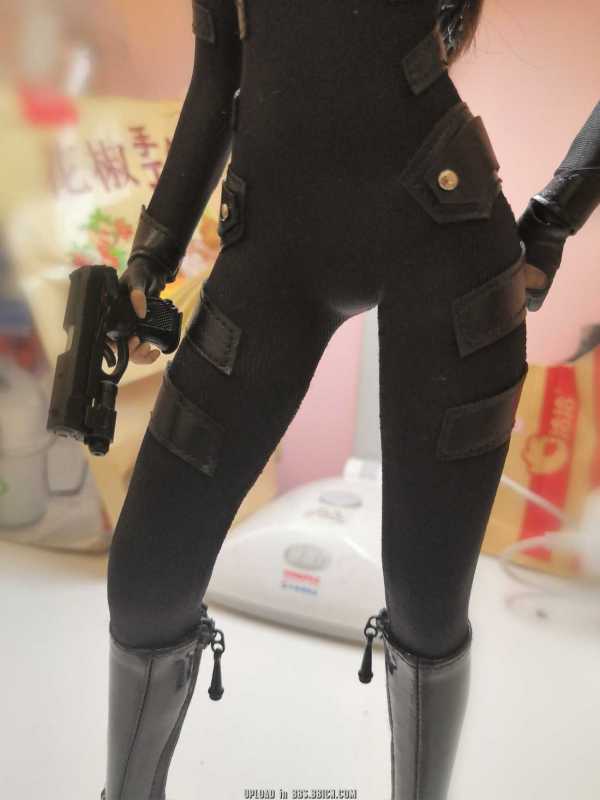 NEW PRODUCT: Six-pointed star: 1/6 female agent combat suit stealth suit  2236b610