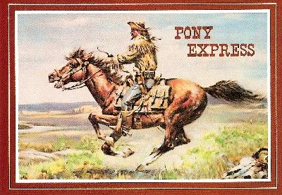 Livraison par le Pony Express  Frl18110