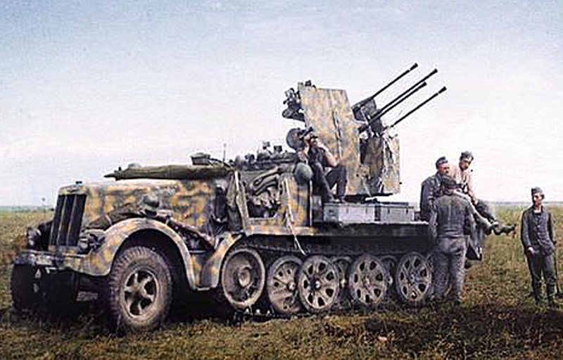 German 8ton Semitrack 20mm Flackvierling Sd.kfz 7/1 - 1/35 (terminé) Img13211