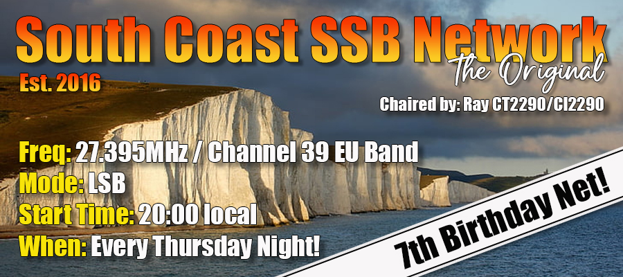 *Upcoming* The South Coast SSB Network - 7th Anniversary Birthday Net 30/11/2023 South_10