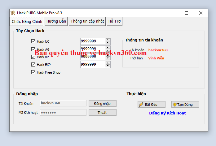 Hack PUBG Mobile miễn phí Pubgmo10