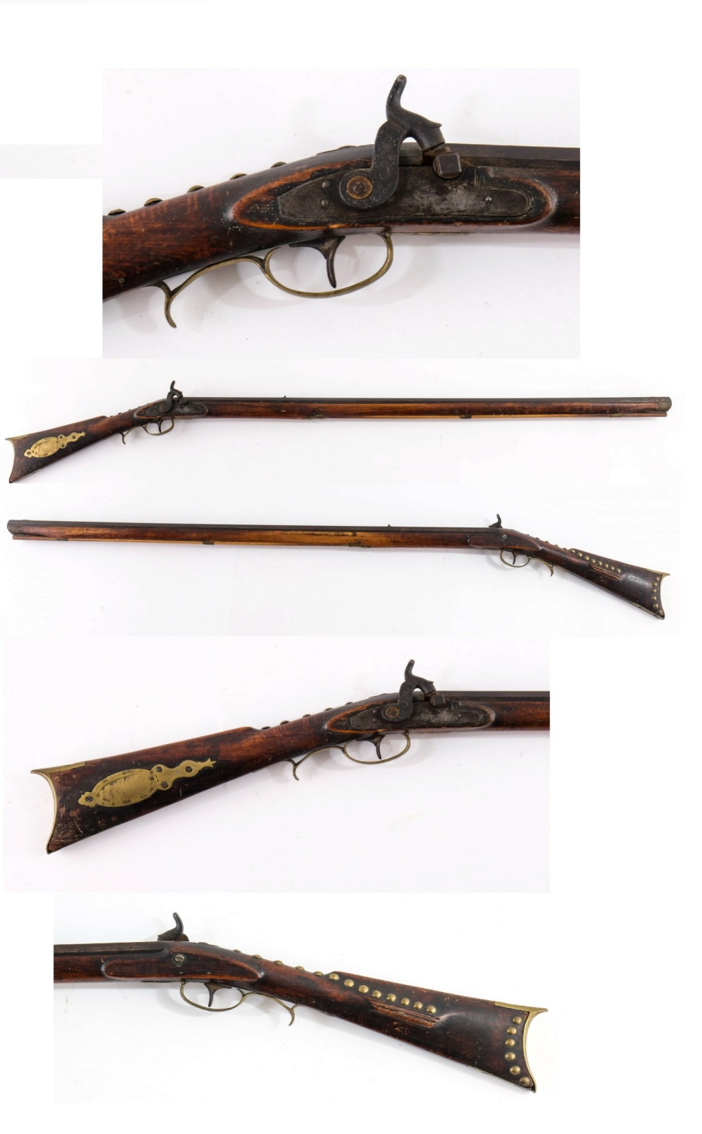 Nice Indian Trade Rifle by H.E. Leman of Lancaster, PA. Leman_10