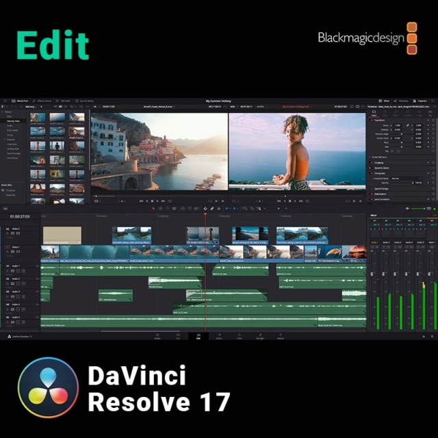 DaVinci Resolve Studio – phần mềm dựng video và chỉnh màu chuyên nghiệp Davinc10