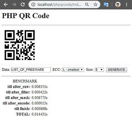 Cách tạo mã QR đơn giản chứa các thông tin bạn cần Php_qr10