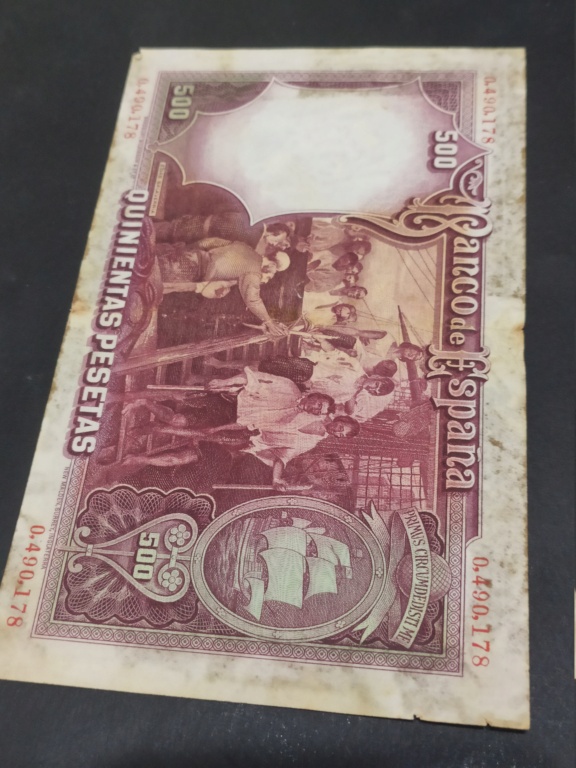 500 pesetas, 1931 -  El Cano Img_2088