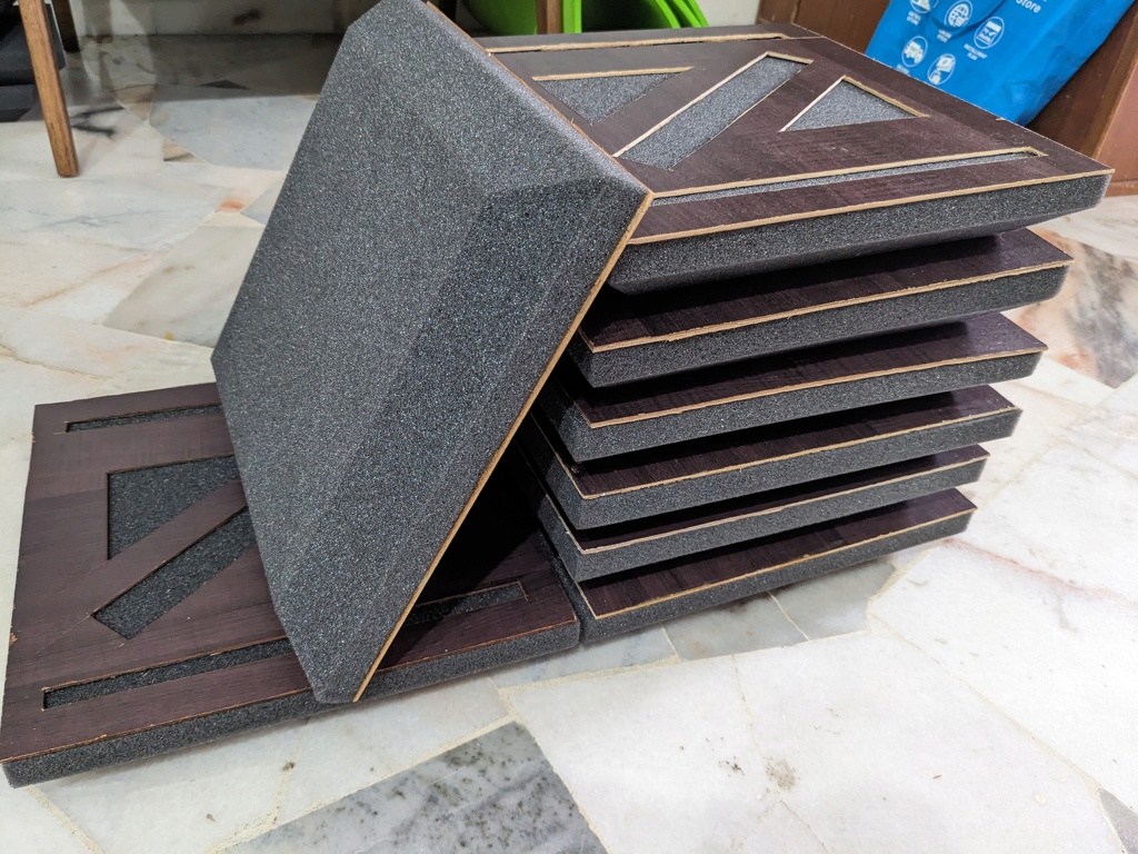 Laminated Wood Acoustic Treatment Foam Pxl_2064