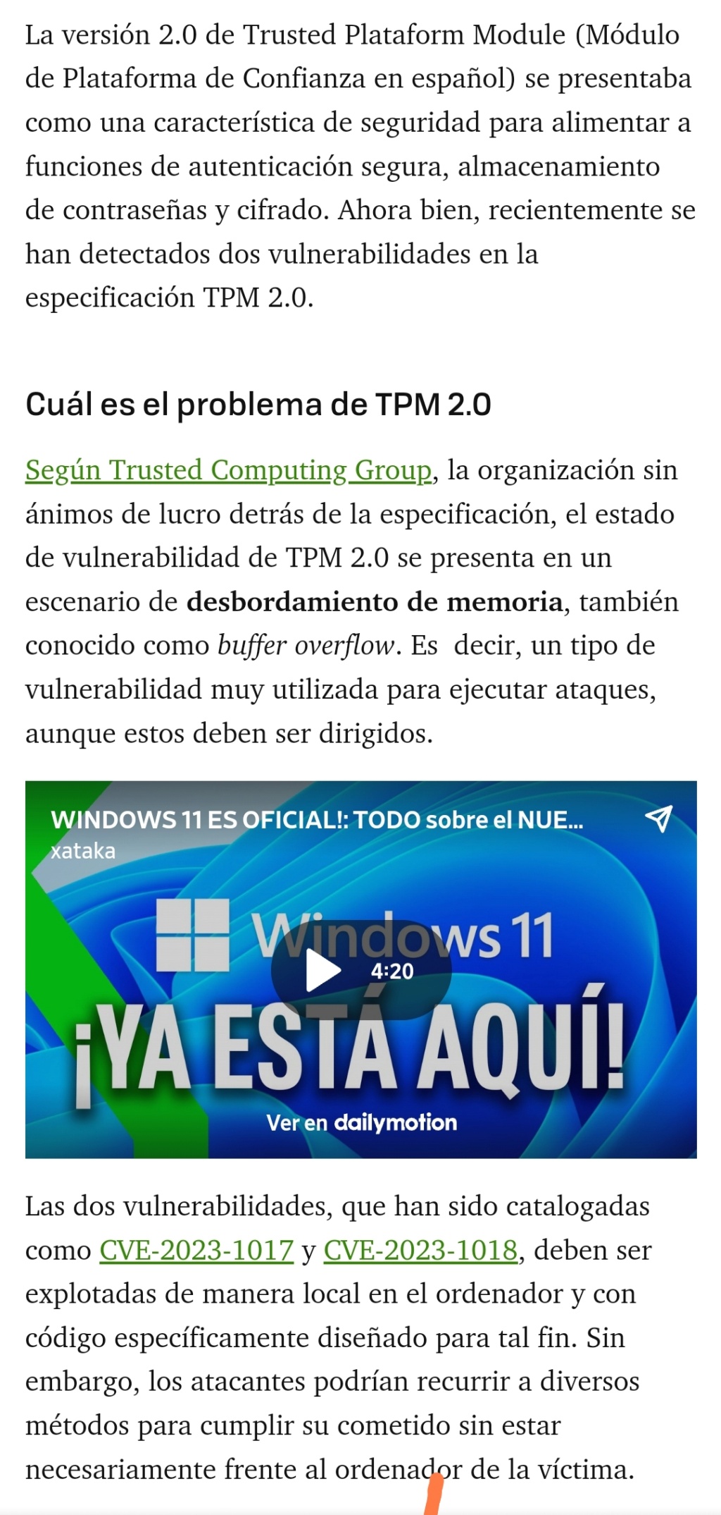 GRUPO: NAPSTERS      Microsoft hizo de TPM 2.0 un requisito esencial para Windows 11: no es tan seguro como pensábamos Screen11