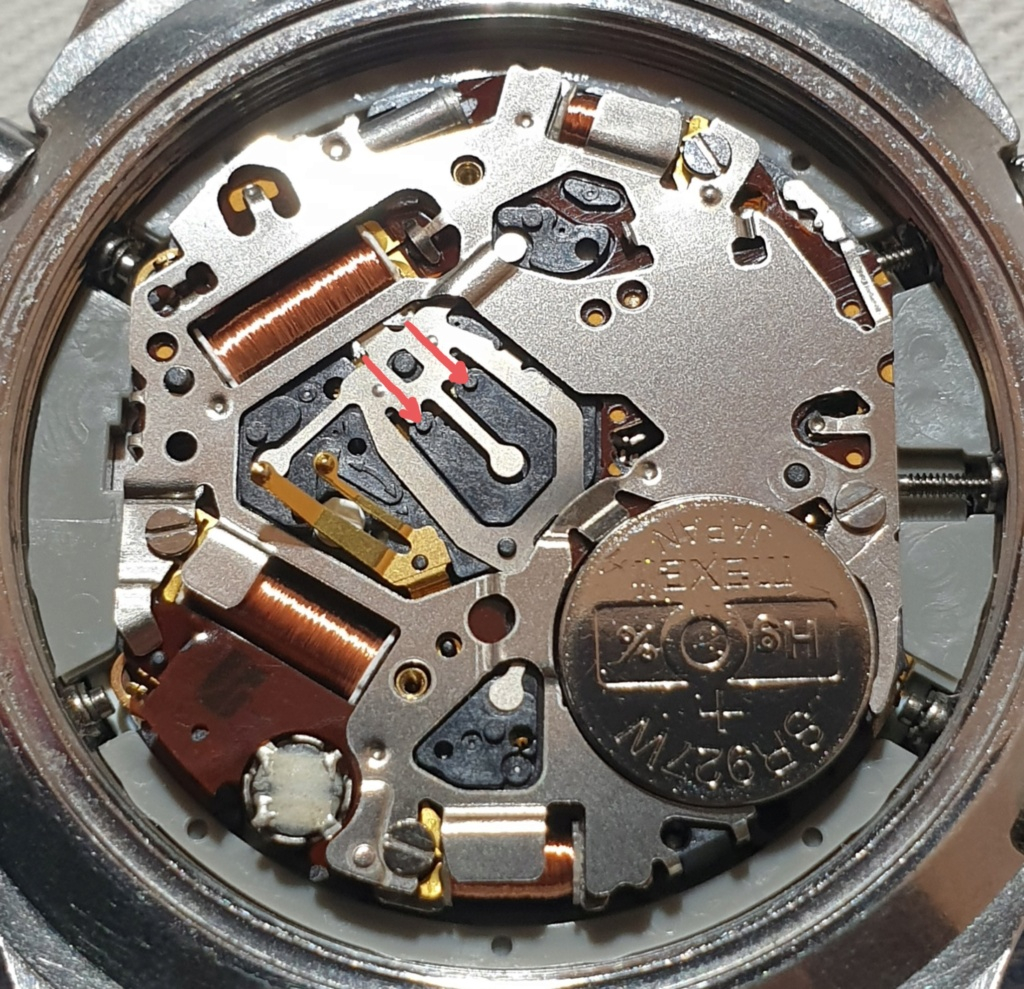 Seiko 7t32 remplacement roue dentée bloquante 20230823