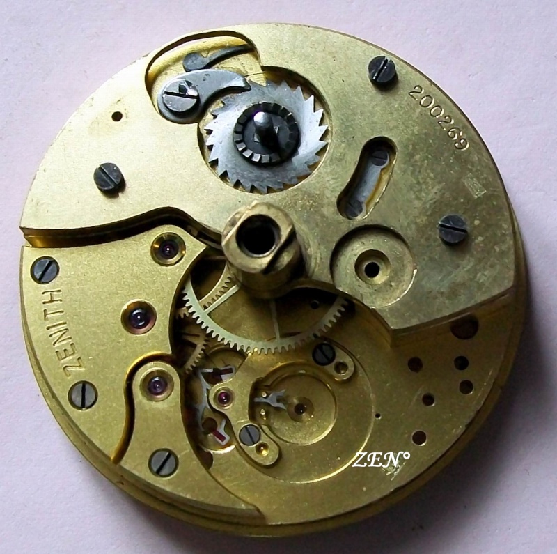 Démontage de la montre militaire Zenith Type B Calibr25