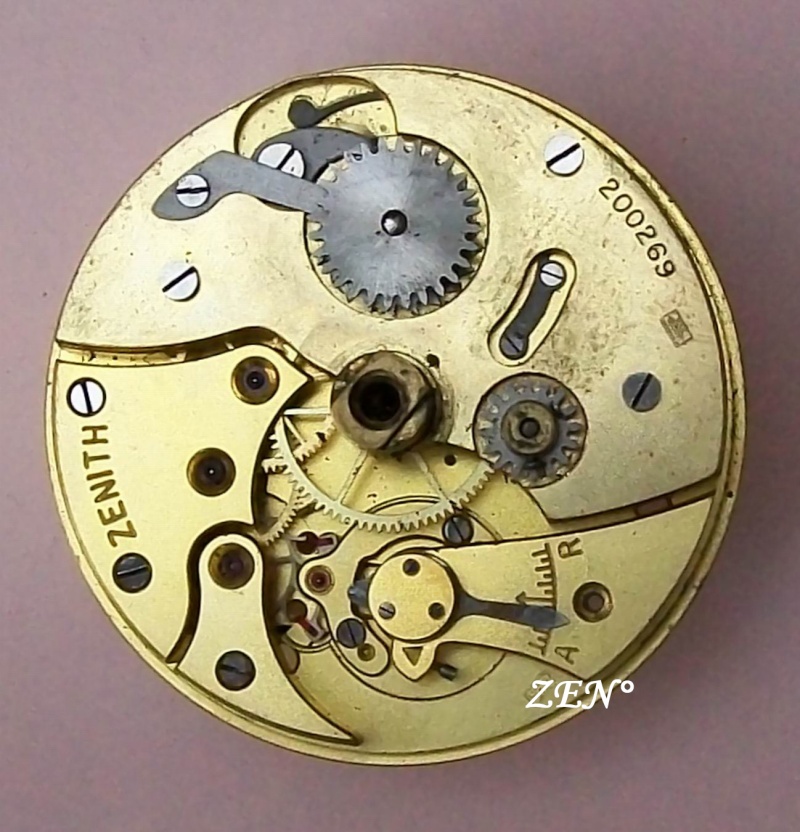 Démontage de la montre militaire Zenith Type B Damont10