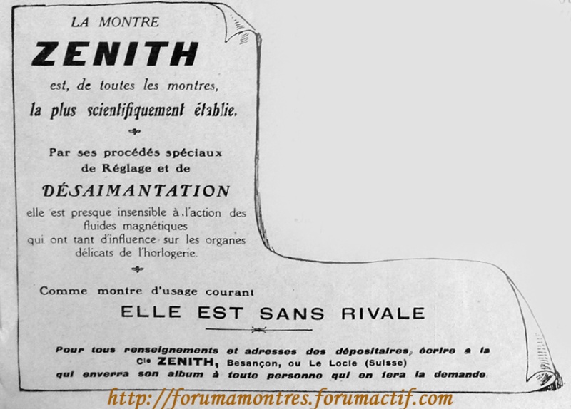 Découverte: La naissance du calibre Zenith qui donnera son nom à la manufacture  Pub_8_10