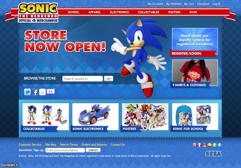 SEGA - La boutique de Sonic ouverte Sonics10