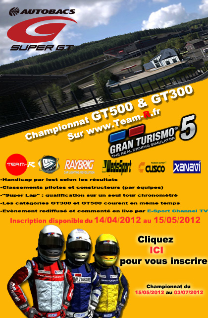 Comptes rendus de courses : championnat Super-GT#4 : GT300 et GT500 par équipes Affich10