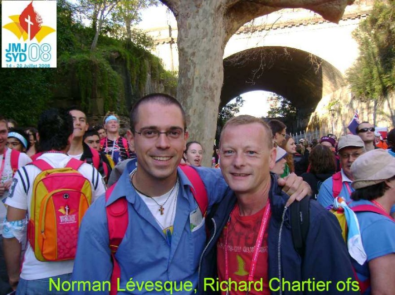 Nous tions aux JMJ... Richard Chartier ofs Richar10