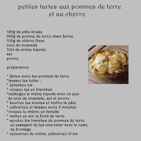petites tartes aux pommes de terre et au chèvre Tarte_10