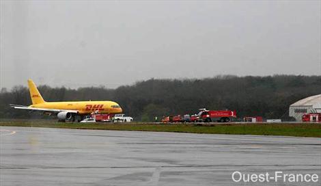 Atterrissage prilleux pour un avion-cargo  nantes Napl_210