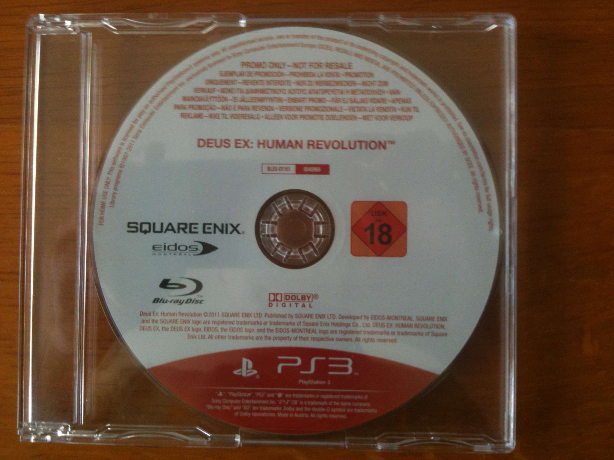 [EST] Deux Ex Human Revolution PS3 Version "Not For Resale" Photo10