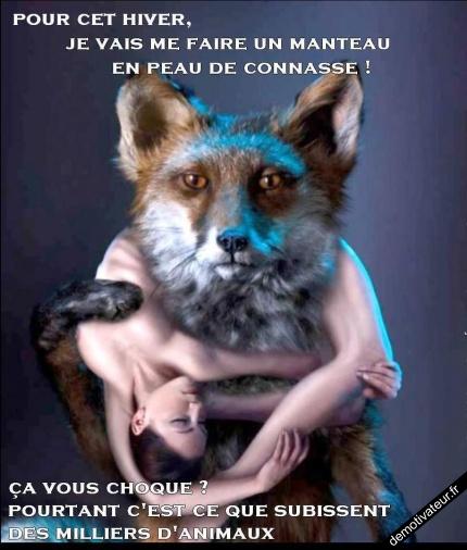 France: La créatrice de manteaux en fourrure harcelée .. Waterm10