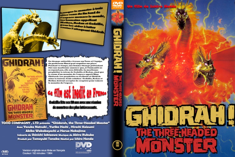 Jaquettes DVD Française de Kaiju Ghidra10