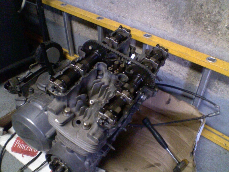 Un moteur de Z750 dans le Z650 20080310