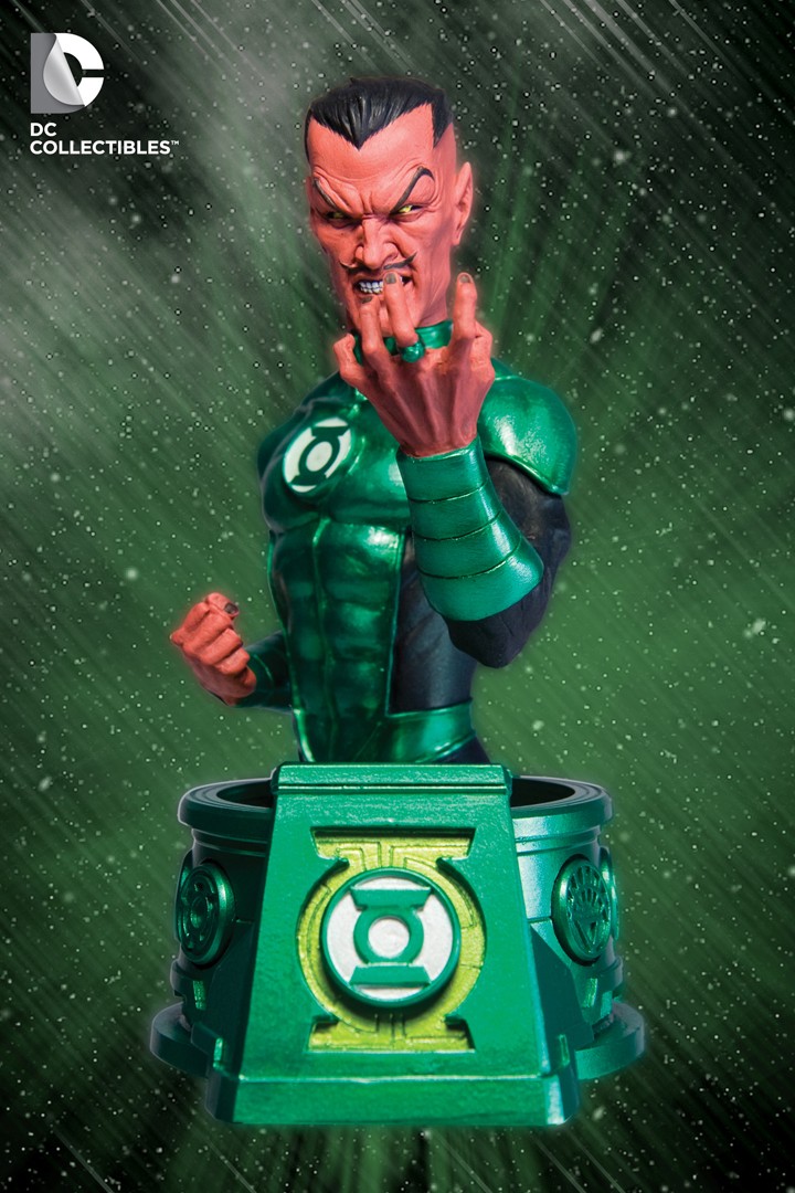 HEROES OF THE DC UNIVERSE : GREEN LANTERN : SINESTRO bust ( The New 52 )  13341610