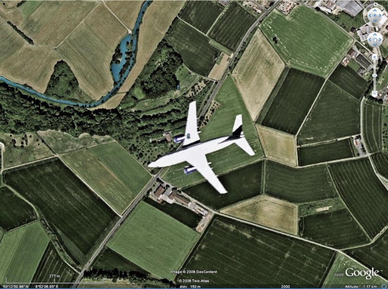 Quelques OVNIS sur Google Earth Avion210