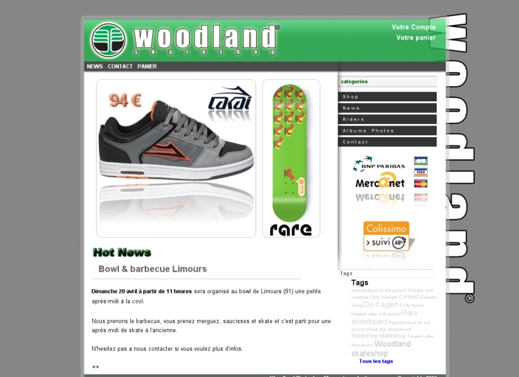 New site woodland skateshop Site11
