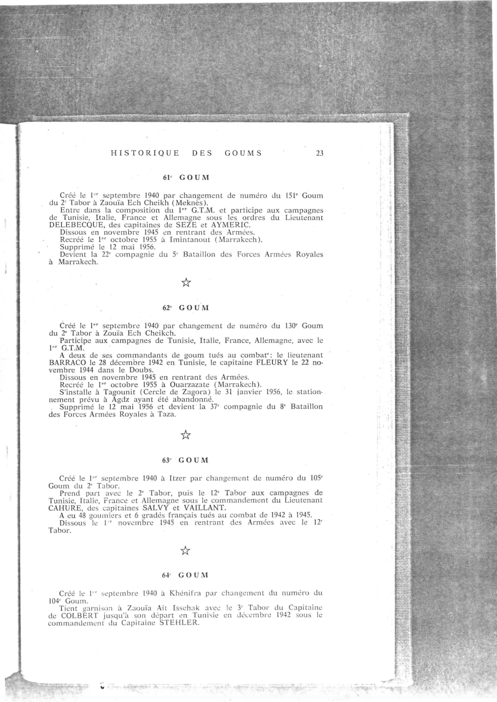  12 mai 1956 - Dissolution des Goumiers & integration aux FAR La_kou38