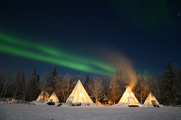 Northern Lights over Yellowknife Canada Att00016