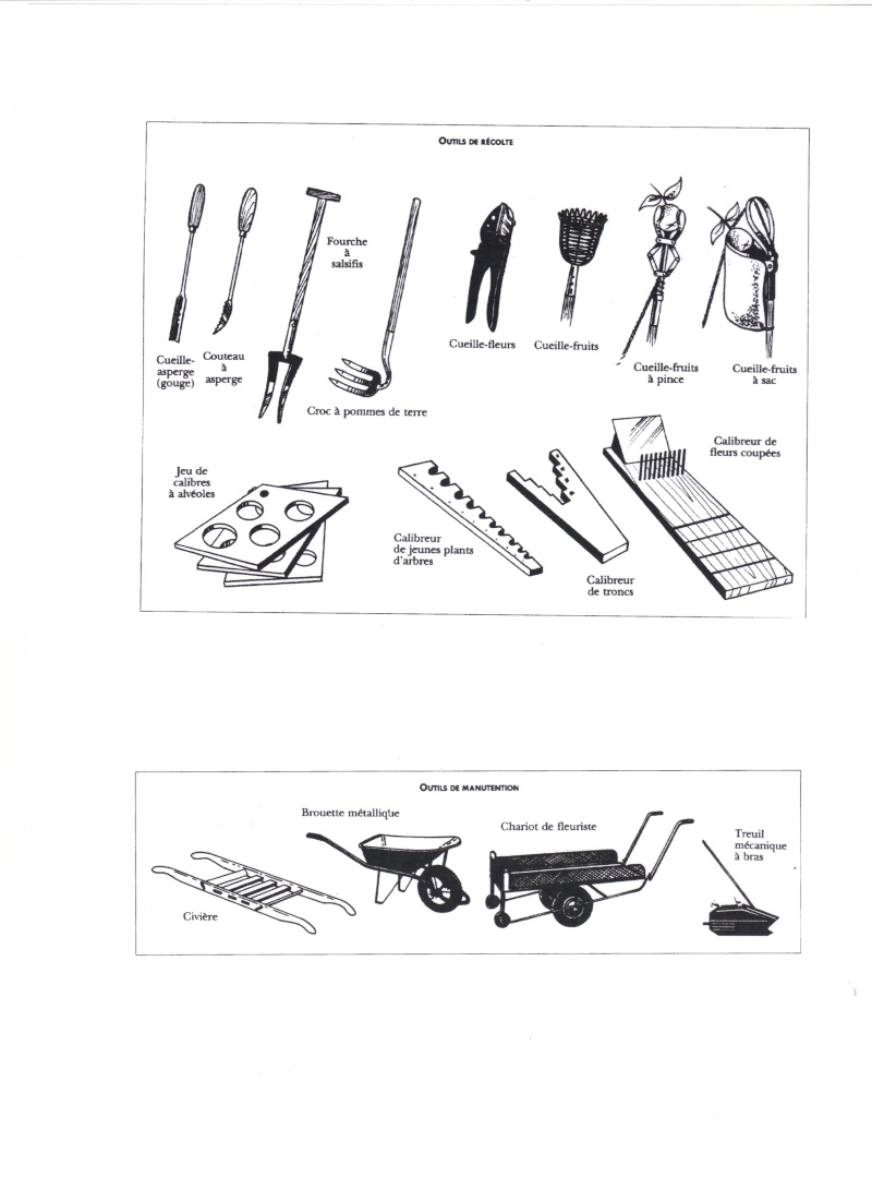 les outils du jardinier : cours d'initiation Scan310