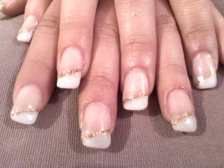 new pose,essai french en biais sur une copine(gel cover ongle24) 04150811