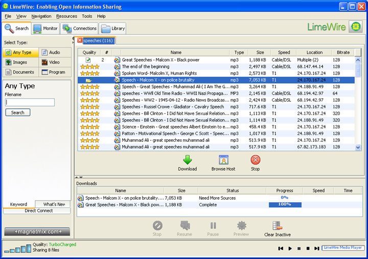 [Ser-Sop] Limewire Pro V.4.14 - Sop download file/movie berbase P2P Screen10