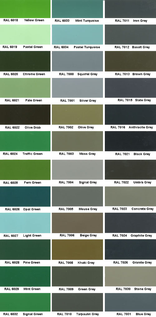 DAKOTA - Colores RAL Ral410