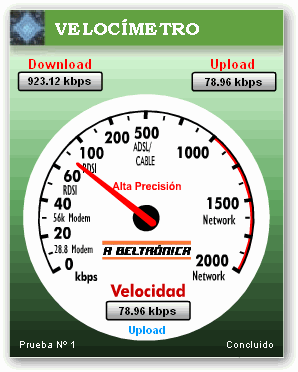 VELOCÍMETRO - Network Mechanic v3.0 Sshot110