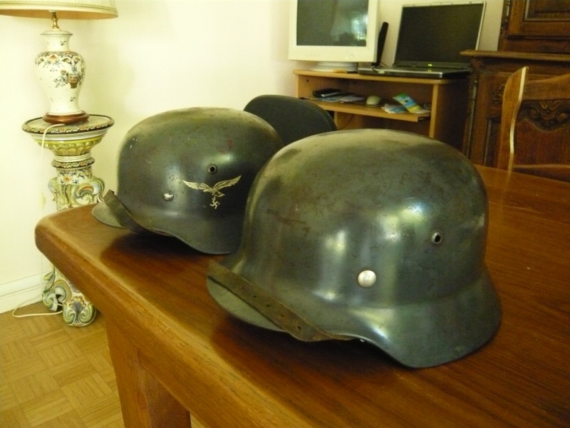 Application de la directive de 1940 : reconditionnement des casques allemands P1040614
