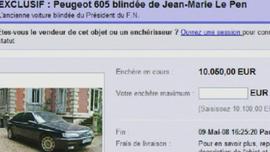 Le Pen vends sa voiture blindée Voitur10