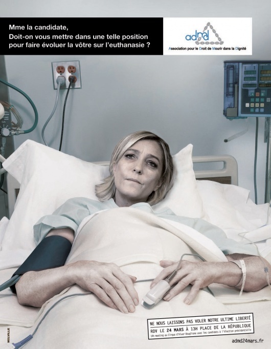 L'euthanasie finalement contrée. Lepen110