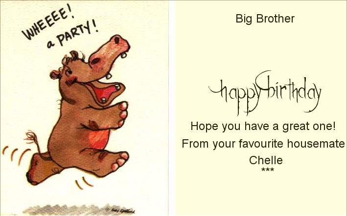 HEBB2 - CHALLENGE 21: Big Brothers Birthday Bash Card10