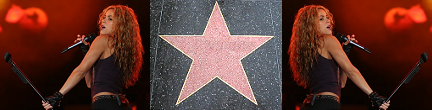 SHAKIRA AMONG THE 25 GETTING HOLLYWOOD WALK OF FAME STARS ON 2009 9310