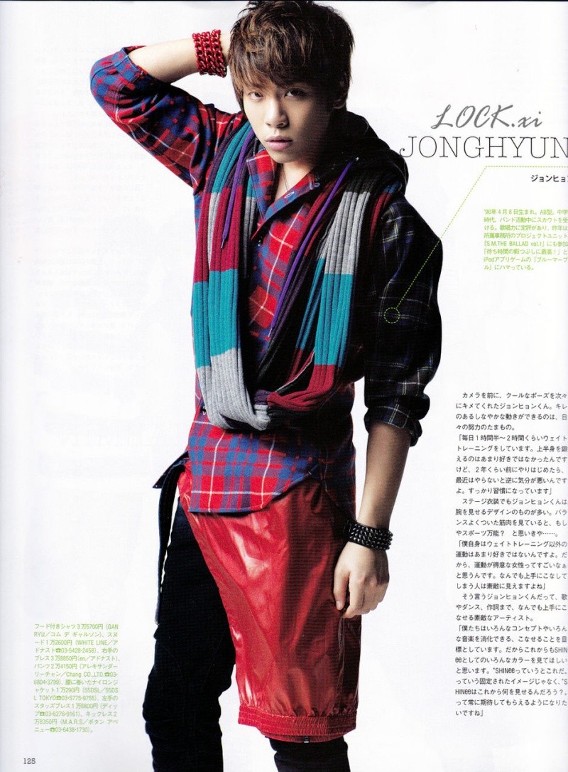 SHINee pour le magasine Hanako 10/11/11 Jonghy26