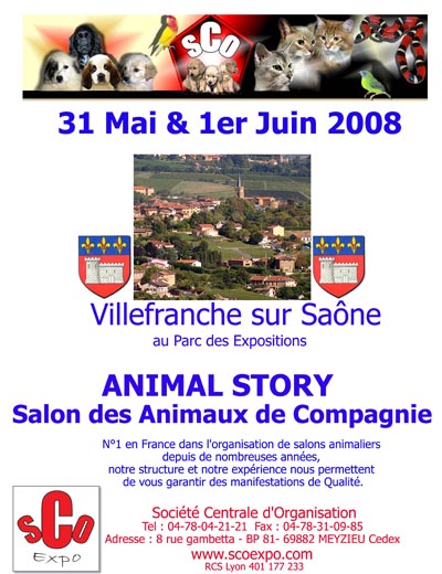 Salon des Animaux à Villefranche-sur-Saône Affich12