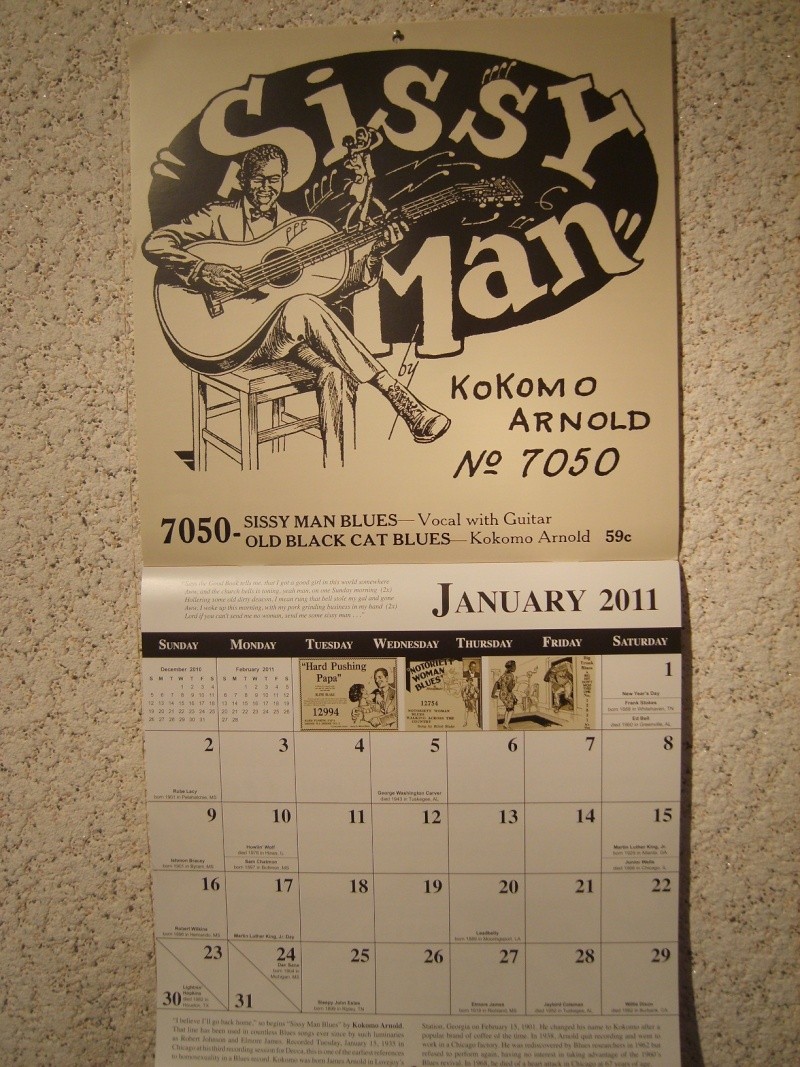 Le Calendrier 2011  - classic blues artwork from the 1920s 10110411