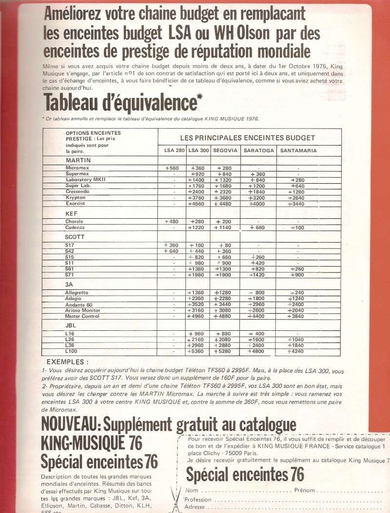 Le Catalogue KING MUSIQUE 1976 Numari18