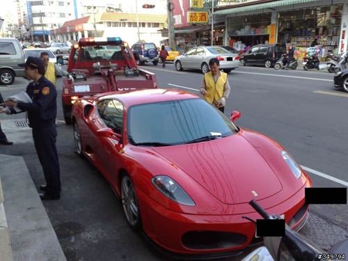 台中市拖到最貴的車法拉利 F-430 Image013