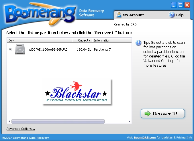 9  Boomerang Data Recovery 1.0.5 2008    +      Zyzoom10