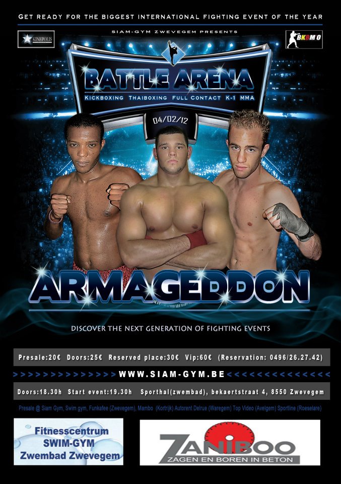 BATTLE ARENA / ARMAGEDDON / 04 FEVRIER 2012 / BELGIQUE Armage12